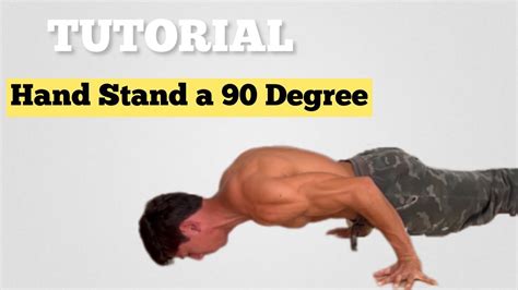 aprende a hacer “hand stand a 90 degree push up” 🥶 tutorial handstand 90 degree push up 20