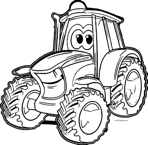 Printable Coloring Pages Tractors