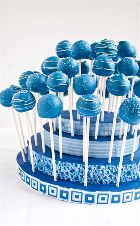 Blue Cake Pops For A Baby Boy Shower Neighborfood