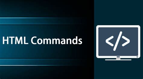 HTML Commands | Learn Different Types Of HTML Commands
