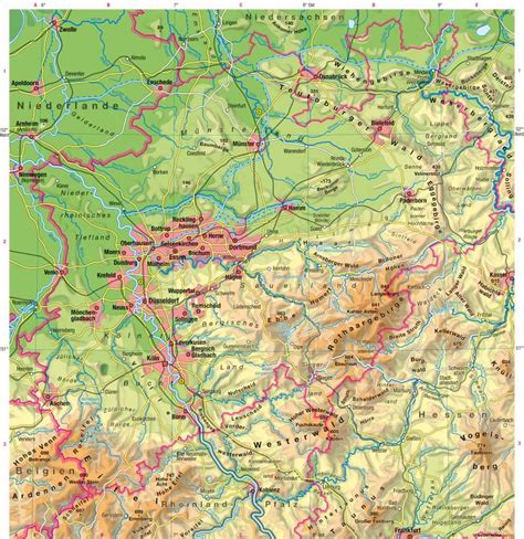 Diercke Weltatlas Kartenansicht Nordrhein Westfalen 978 3 14