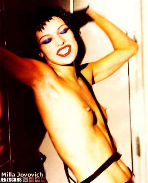 Milla Jovovich Its Her Birthday And Shes Naked Your Daily Girl