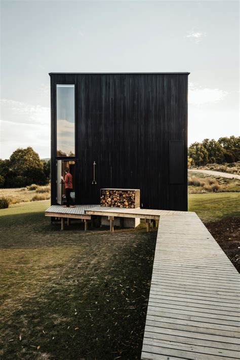 Best Black Cabins And Black Cube House Designs Field Mag