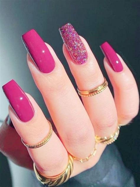 Aprender acerca imagen uñas en color rosa fiusha Thptletrongtan