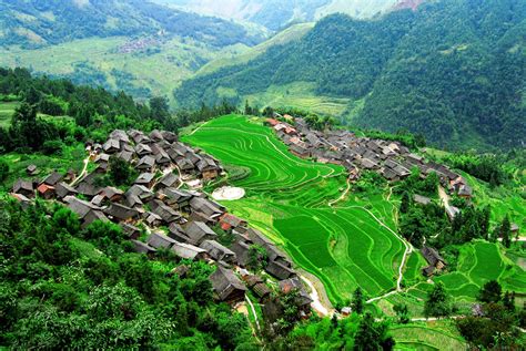 Sandu Ethnic Villages Sandu City Pictures Guizhou Sandu China China