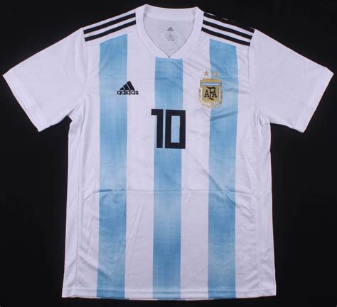 Lionel Messi Signed Argentina Adidas Jersey Inscribed Leo Beckett Coa Pristine Auction