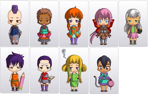 Random Chibi Maker Character Designs By Worldofwarcraftvamp On Deviantart