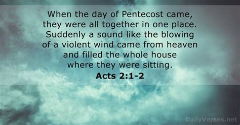 10 Bible Verses About Pentecost