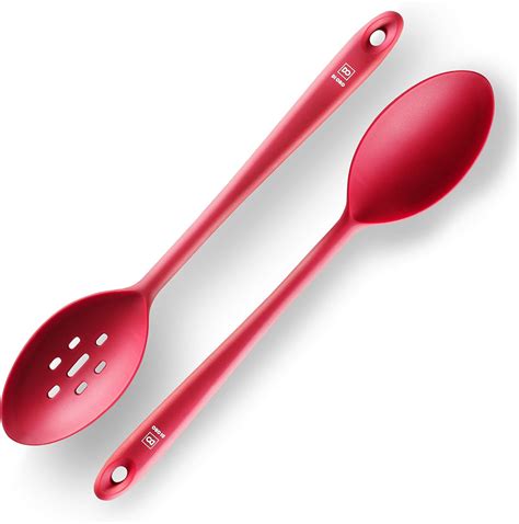 Di Oro Seamless Series 2 Piece Silicone Spoon Set 315°c Heat