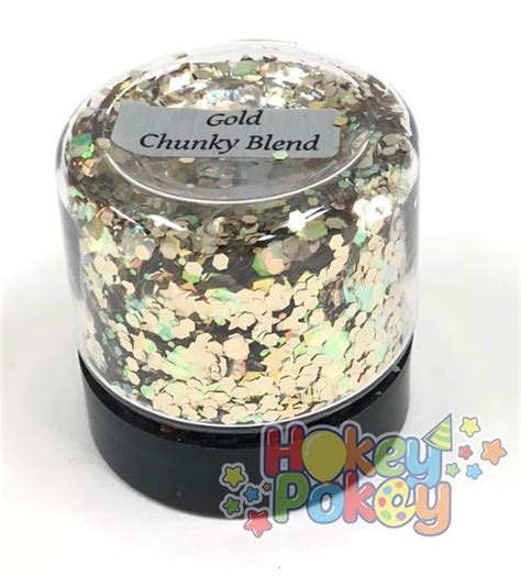 (no dlc characters) aizen, gon and endeavor don't have their golden skin released yet its why it doesnt appear enjoy the. ABA Chunky Glitter Blend - Gold (1oz) - Hokey Pokey Shop | Professional Face and Body Paint ...