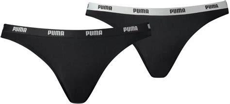 Puma Damen Iconic Bikini Slip Hang 4er Pack Amazonde Fashion