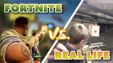Fortnite Weapons Vs Real Life Weapons Rocket Launcher Grenade