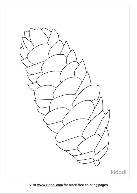 Free Pine Cone Coloring Page Coloring Page Printables Kidadl