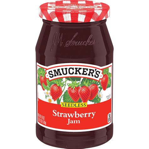 Smuckers Seedless Strawberry Jam 18 Ounces