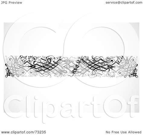 Royalty Free Rf Clipart Illustration Of A Black And White Intricate