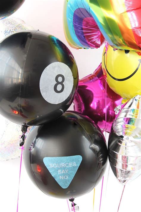 90s Sleepover Party Diy Magic 8 Ball Balloons 90s Theme Party 90s