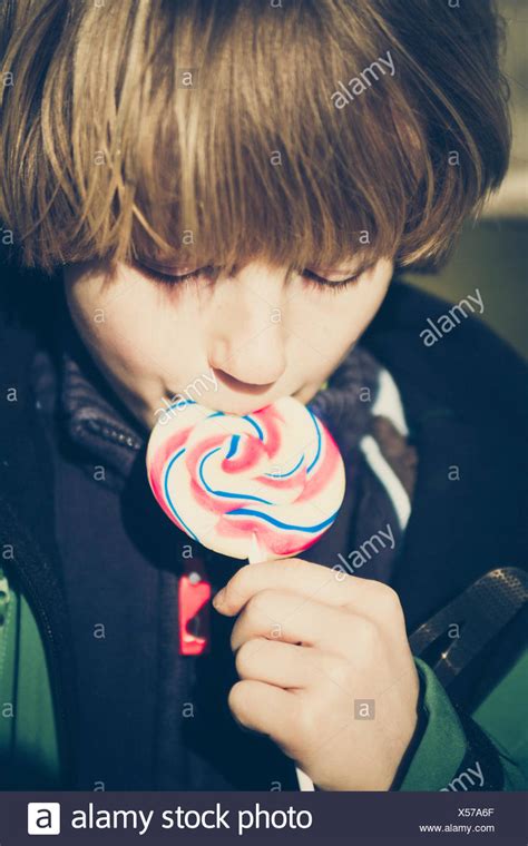 Little Boy Lollipop High Resolution Stock Photography And Images Alamy