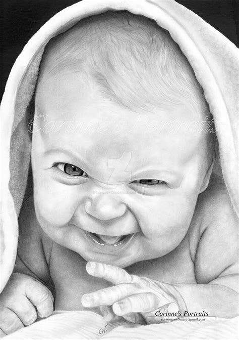 Baby Smiles Cute Baby Drawings Baby Sketch Realistic Pencil Drawings
