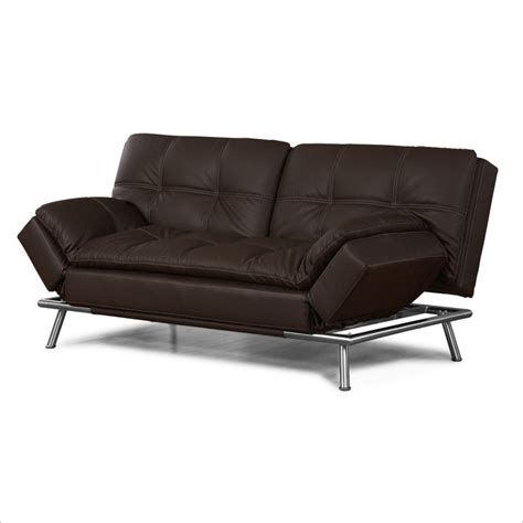Lifestyle Solutions Matrix Faux Leather Convertible Sofa ...
