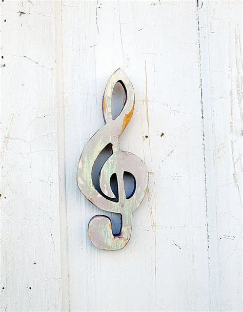 Lavender G Clef Musical Wall Art Wooden Treble Clef Music Etsy