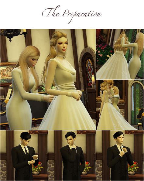 Flower Chamber Sims 4 Couple Poses Sims 4 Dresses Wedding Poses