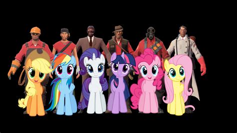 Tf2 And Mlp By Marcusvanngriffin On Deviantart