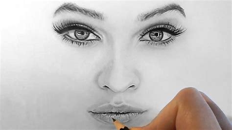 Drawing Realistic Eyes Nose And Lips With Graphite Pencils Emmy