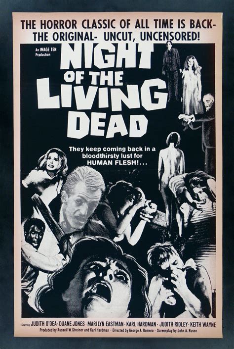 Night Of The Living Dead Horror Movie Posters Original Movie Posters