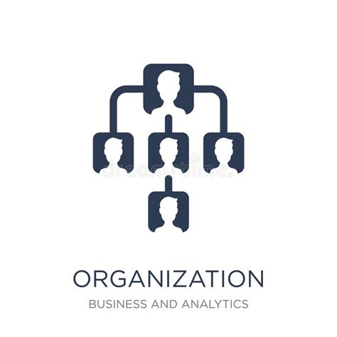 Organization Icon Trendy Flat Vector Organization Icon On White Stock