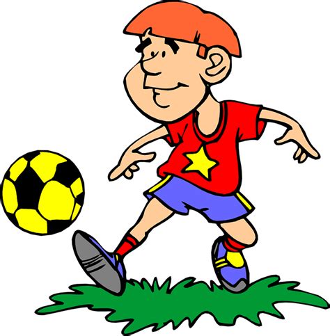 Garçon Football Soccer · Images Vectorielles Gratuites Sur Pixabay