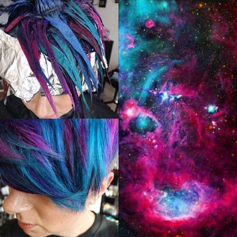 Galaxy Hair Trend Is Bringing The Cosmic Beauty Of The Universe To