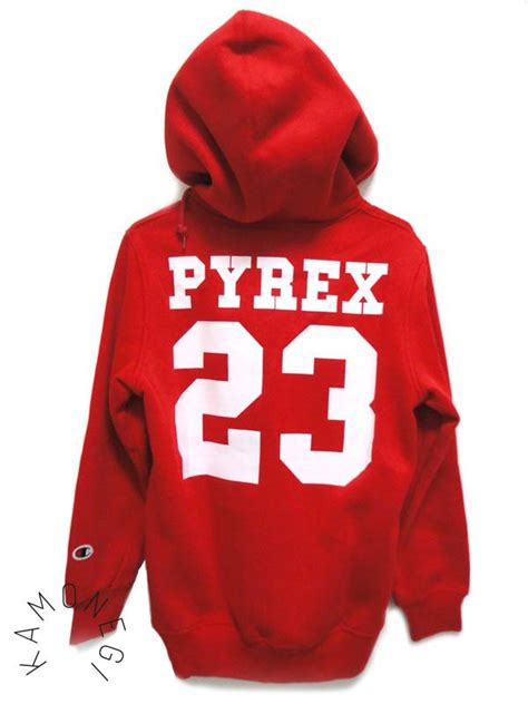 Pyrex 23 Red Back Replica Graphic Sweatshirt Sweatshirts Hoodies