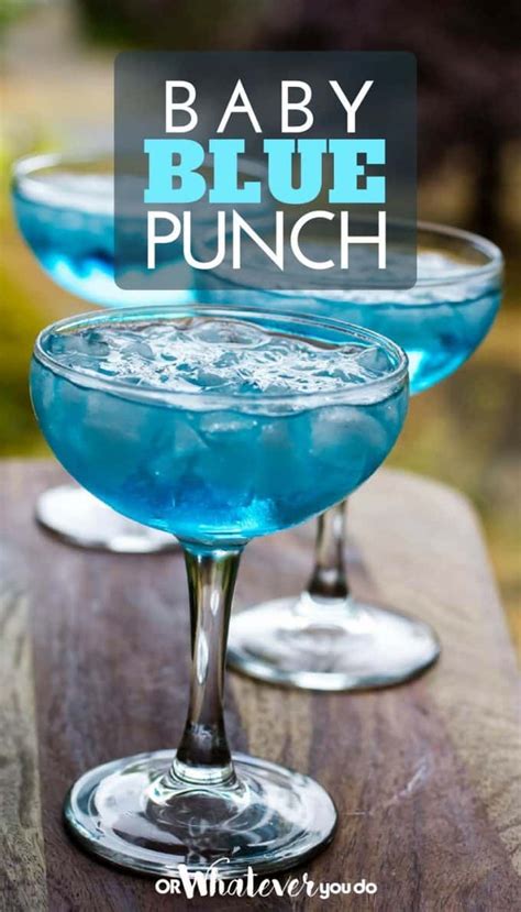 How To Make Blue Baby Shower Punch