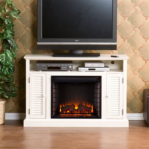 Ginsberg Tv Stand With Electric Fireplace Wayfair