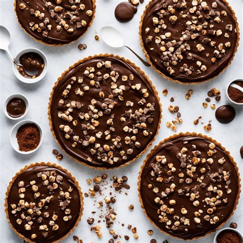 Chocolate Hazelnut Salted Caramel Tart Recipe Recipes Net