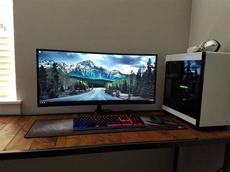 Such A Simple And Clean Ultra Wide Gaming Setup By Ahanix
