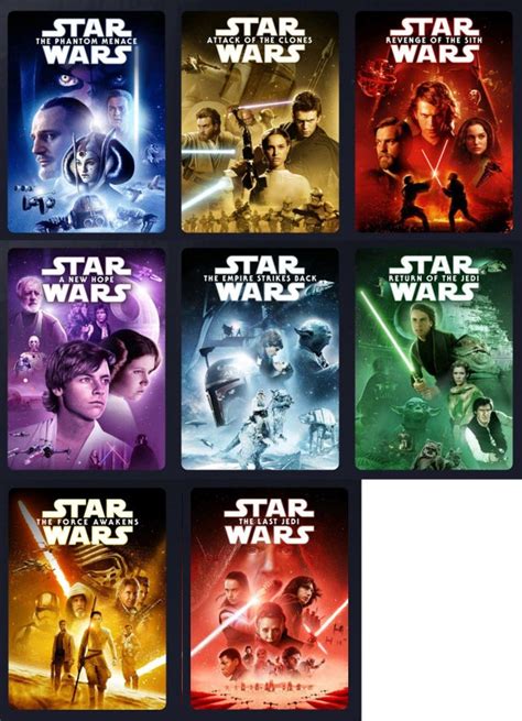 Looking for a list of the star wars movies in order of storyline? All The Star Wars Movies Icons For Disney Plus Have Been ...