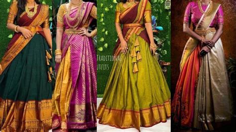 Incredible Compilation Of 999 Mesmerizing Half Saree Images In