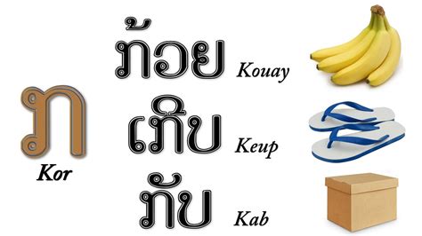 Learn Lao Alphabet And Pronunciation Remake V4 L