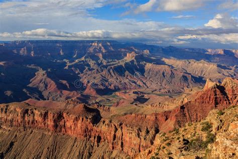 Beautiful Landscape Of Grand Canyon From South Rim Arizona Uni Stock