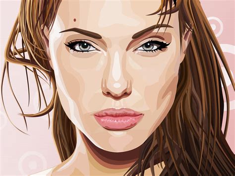 Angelina Jolie Vector By Dgato On Deviantart