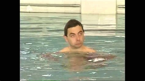 Mr Bean Swimming Pool Hd Swimming Funny Mr Bean Funny Mr Bean