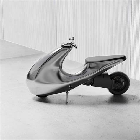 A Beautiful Stainless Steel Electric Scooter Core77