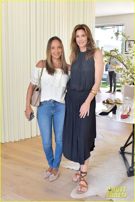 Photo Cindy Crawford Gets Spring Ready At Sarah Flint Spring Footwear Collection Celebration