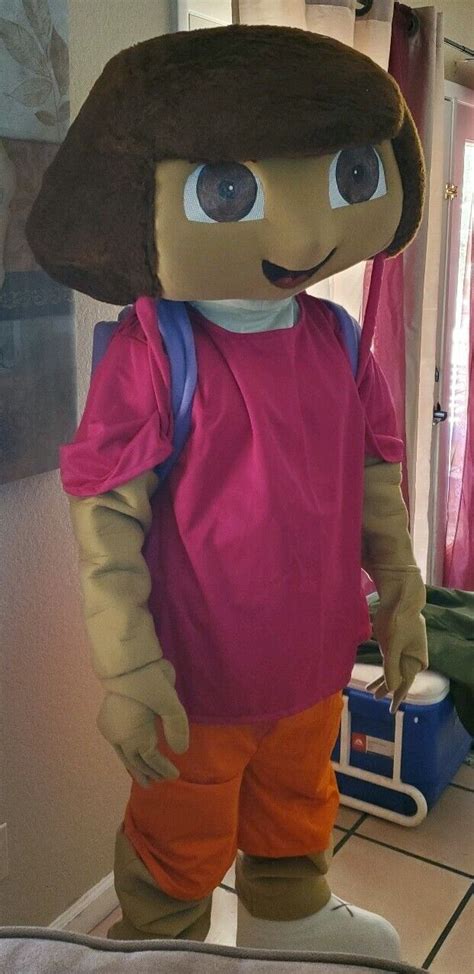 Dora The Explorer Adult Mascot Costume Gem