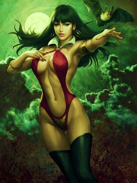 The Night Of Vampirella In Red Raven S Collectionneur Comic Art