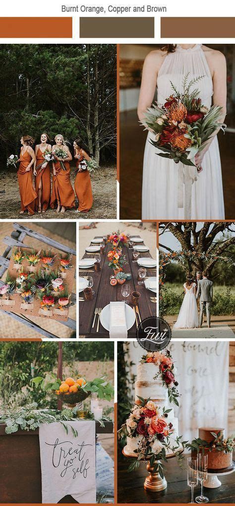 Burnt Orange And Copper Bohemian Fall Wedding Inspiration Fall