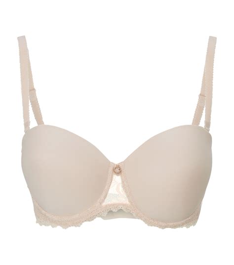 Womens Aubade Nude Moulded Cup Bandeau Bra Harrods Countrycode