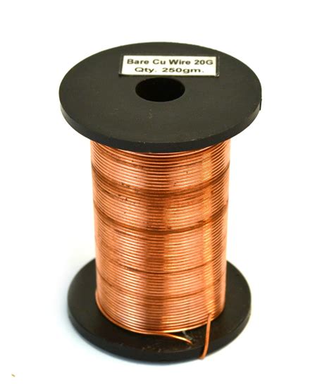 Copper Wire Bare 140ft Reel 20 Swg 19 Awg 0036 091 Mm Dia