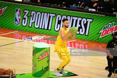 Stephen Curry Of Team Lebron Shoots A Three Point Basket During The